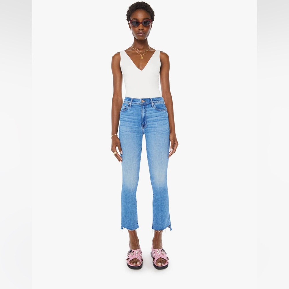 MOTHER The Insider Crop Step Fray Ankle Jeans‎ Size 30 NWT